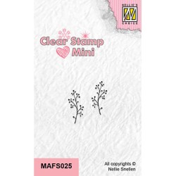 (MAFS025)Nellie's Choice Clear stamps Berrie branch