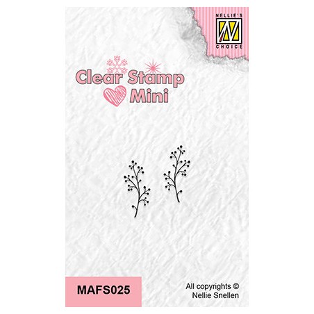 (MAFS025)Nellie's Choice Clear stamps Berrie branch
