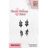 (MAFS029)Nellie's Choice Clear stamps Holly leaves