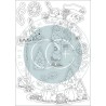 (CCSTMP084)Craft Consortium Happy Harvest Clear Stamps Sunflower