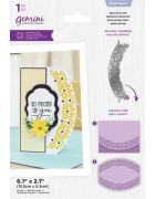 (GEM-MD-EDG-DELA)Gemini Ellipse Delicate Lace Edge'ables Dies