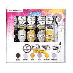 (ABM-ES-ACP107)Studio Light Special Effect Paint and Glamour Glitter Set Essentials nr.107