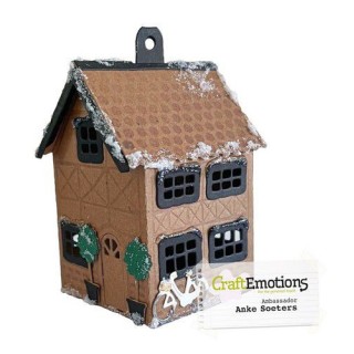 (115633/1533)CraftEmotion Impress stamp Die - Christmas village house 3