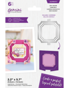 (GEM-MD-ELE-DESQ)Gemini Layered Edge Gatefold Deco Square Elements Dies