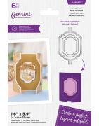 (GEM-MD-ELE-VITI)Gemini Layered Edge Gatefold Vintage Ticket Elements Dies