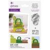 (GEM-STD-ZZ3D-GD)Gemini Zig Zag Scene Builder Stamp & Die Garden Dreams