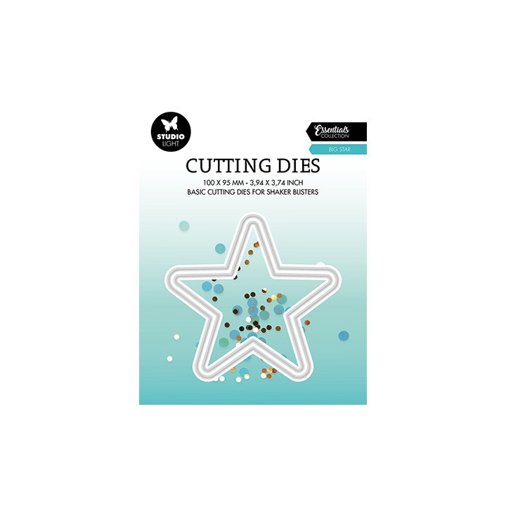(SL-ES-CD452)Studio Light SL Cutting Die Big star Essentials nr.452