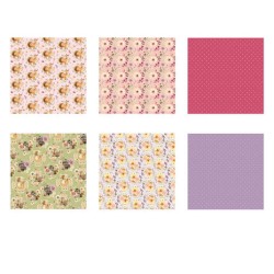 (PB1793)The Paper Boutique Wildflower Woodland 8x8 Inch Decorative Papers