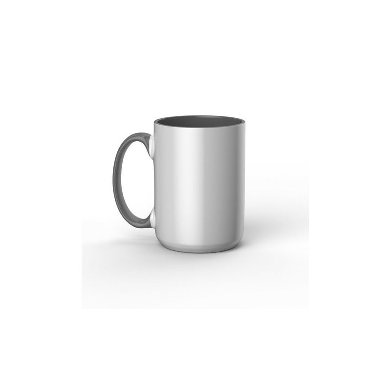 (2009330)Cricut Beveled Ceramic Mug Blank White/Grey 425ml