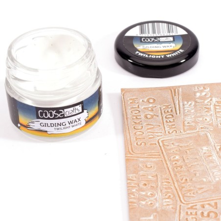 (COWW-012)COOSA Crafts  Gilding wax twilight White 20ml