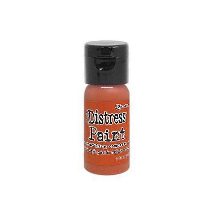 (TDF72331)Ranger Distress Paint Flip Cap Bottle - Tim Holtz - Crackling Campfire