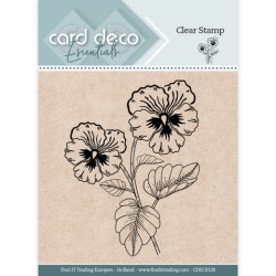 (CDECS128)Card Deco Essentials Clear Stamps - Pansy