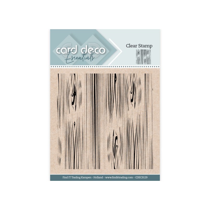(CDECS129)Card Deco Essentials Clear Stamps - Wood