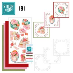 (STDO191)Stitch and Do 191 - Jeanine's Art - Red Flowers