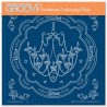 (GRO-CH-42039-03)Groovi Plate A5 LINDA WILLIAMS' FESTIVE CHANDELIER - CHRISTMAS TREASURES