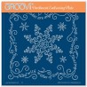 (GRO-CH-42047-03)Groovi Plate A5 LINDA WILLIAMS' SNOWFLAKE KISSES - CHRISTMAS TREASURES