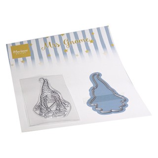 (CS1112)Stamp Colorfull silhouettes - Mrs Gnome
