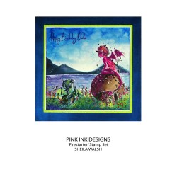 (PI196)Pink Ink Designs Firestarter A5 Clear Stamps