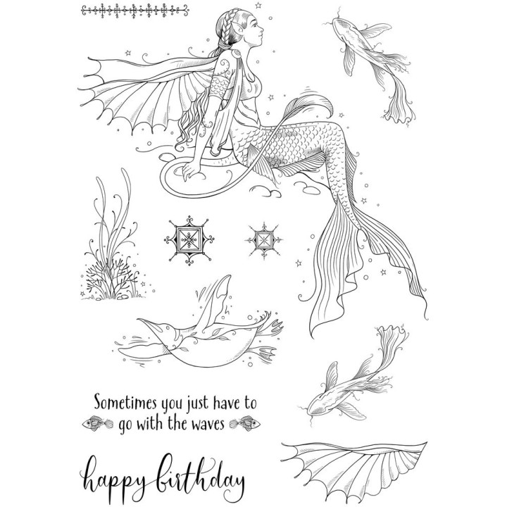 (PI199)Pink Ink Designs Coraline A5 Clear Stamps