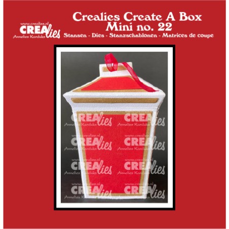 (CCABM22)Crealies Create A Box Mini no. 22 Lantern