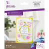 (GEM-CEF4-BEBLOS)Gemini Floral Frame Beautiful Blossom Cut and Emboss Folder