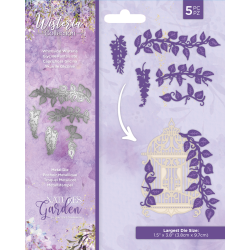 (NG-WC-MD-WWIS)Crafter's Companion Wisteria Collection Metal Die Whimsical Wisteria
