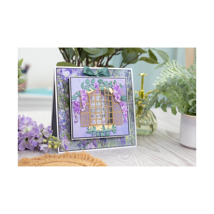 (NG-WC-MD-WWIS)Crafter's Companion Wisteria Collection Metal Die Whimsical Wisteria