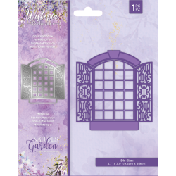 (NG-WC-MD-OWI)Crafter's Companion Wisteria Collection Metal Die Ornate Window