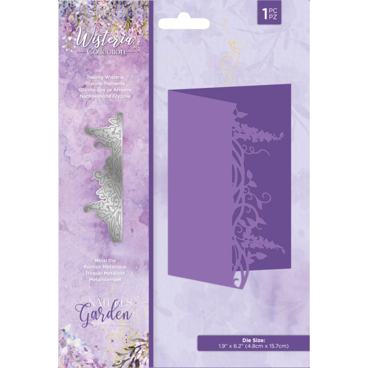 (NG-WC-MD-TWIS)Crafter's Companion Wisteria Collection Metal Die Trailing Wisteria