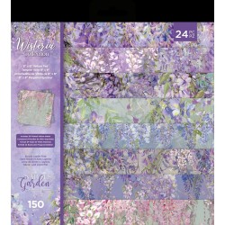 (NG-WC-VELPAD8)Crafter's Companion Wisteria Collection 8x8 Inch Vellum Pad