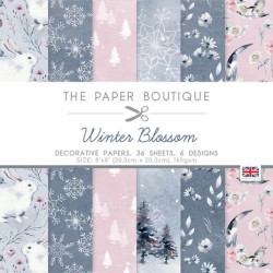 (PB1988)The Paper Boutique Winter Blossom 8x8 Inch Decorative Papers