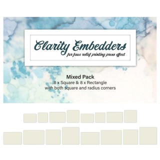 (ACC-EM-31301-XX)16 X CLARITY EMBEDDERS - SQUARE & RECTANGLE