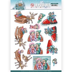 (SB10703)3D Push Out - Yvonne Creations - Nordic Winter - On the go
