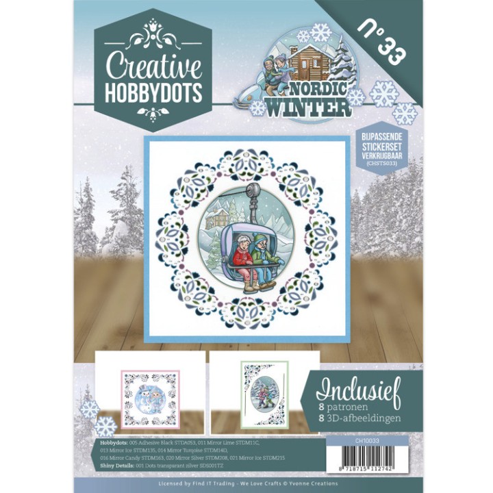 (CH10033)Creative Hobbydots 33 - Yvonne Creations - Nordic winter