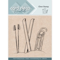 (CDECS131)Card Deco Essentials Clear Stamps - Snow stuff