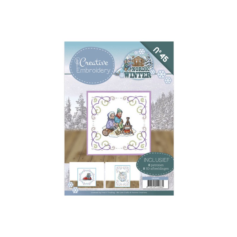 (CB10045)Creative Embroidery 45 - Yvonne Creations - Nordic Winter