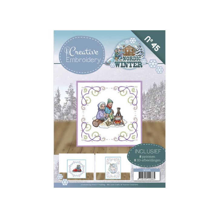 (CB10045)Creative Embroidery 45 - Yvonne Creations - Nordic Winter