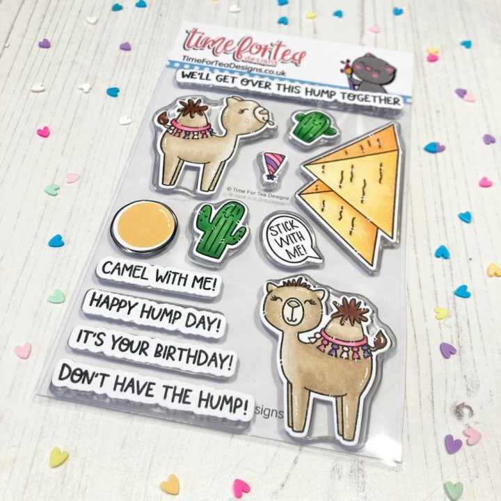(T4T/919/Hum/Cle)Time For Tea Designs Happy Hump Day A6 Clear Stamps