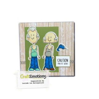 (2808)CraftEmotions clearstamps A6 - Perfect People - Handy Sara Lindenhols