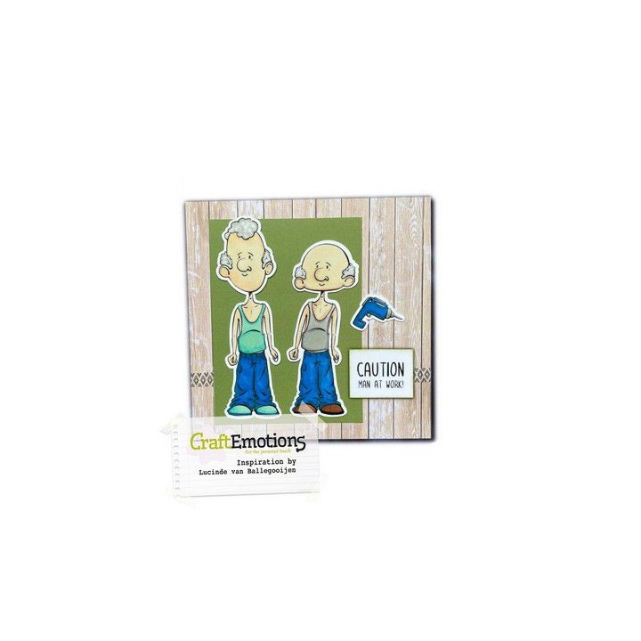 (2808)CraftEmotions clearstamps A6 - Perfect People - Handy Sara Lindenhols