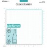 (BL-ES-STAMP350)Studio light BL Clear stamp Champagne By Laurens nr.350
