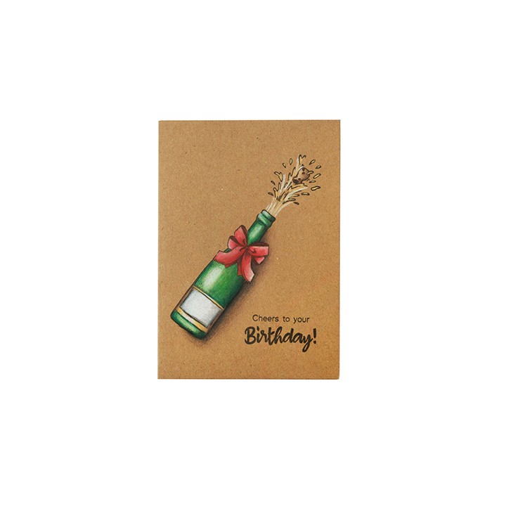 (BL-ES-STAMP350)Studio light BL Clear stamp Champagne By Laurens nr.350