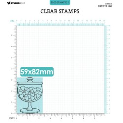 (BL-ES-STAMP351)Studio light BL Clear stamp Candy jar By Laurens nr.351