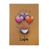 (BL-ES-STAMP352)Studio light BL Clear stamp Tea hearts By Laurens nr.352