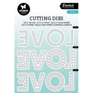 (SL-ES-CD462)Studio Light SL Cutting Die LOVE Essentials nr.462