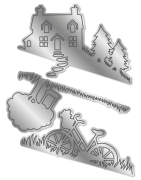 (GEM-STD-ZZ3D-ITC)Gemini Zig Zag Scene Builder Stamp & Die In the Country