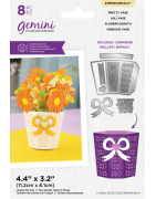 (GEM-MD-DIM-PRVA)Gemini Pop-Up Vase Pretty Vase Dimensionals Dies