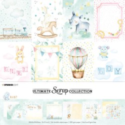 (SL-USC-PS09)Studio Light Background paper Ultimate Scrap Collection 12x12 Inch Paper Pack Baby