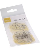 (CS1120)Stamp Silhouette Art Splatter