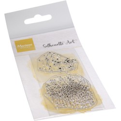 (CS1120)Stamp Silhouette Art Splatter